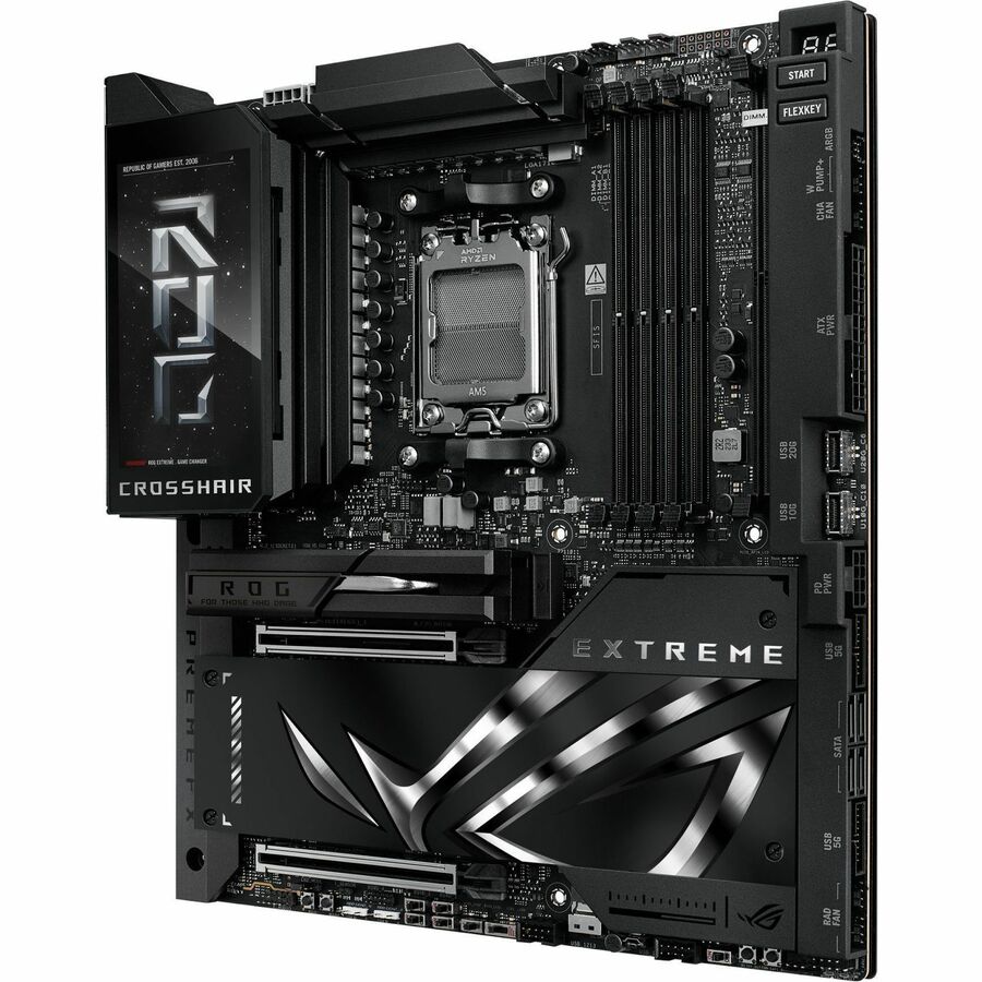 Asus ROG Crosshair X870E Extreme Gaming Desktop Motherboard - AMD X870E Chipset - Socket AM5 - Extended ATX Asus ROG Crosshair X870E Extreme Gaming Desktop Motherboard - AMD X870E Chipset - Socket AM5 - Extended ATX